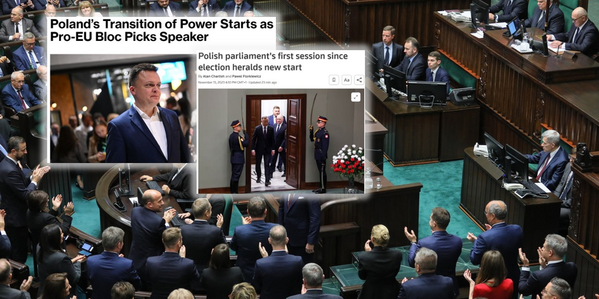 Zagraniczne media relacjonują wydarzenia w polskim Sejmie