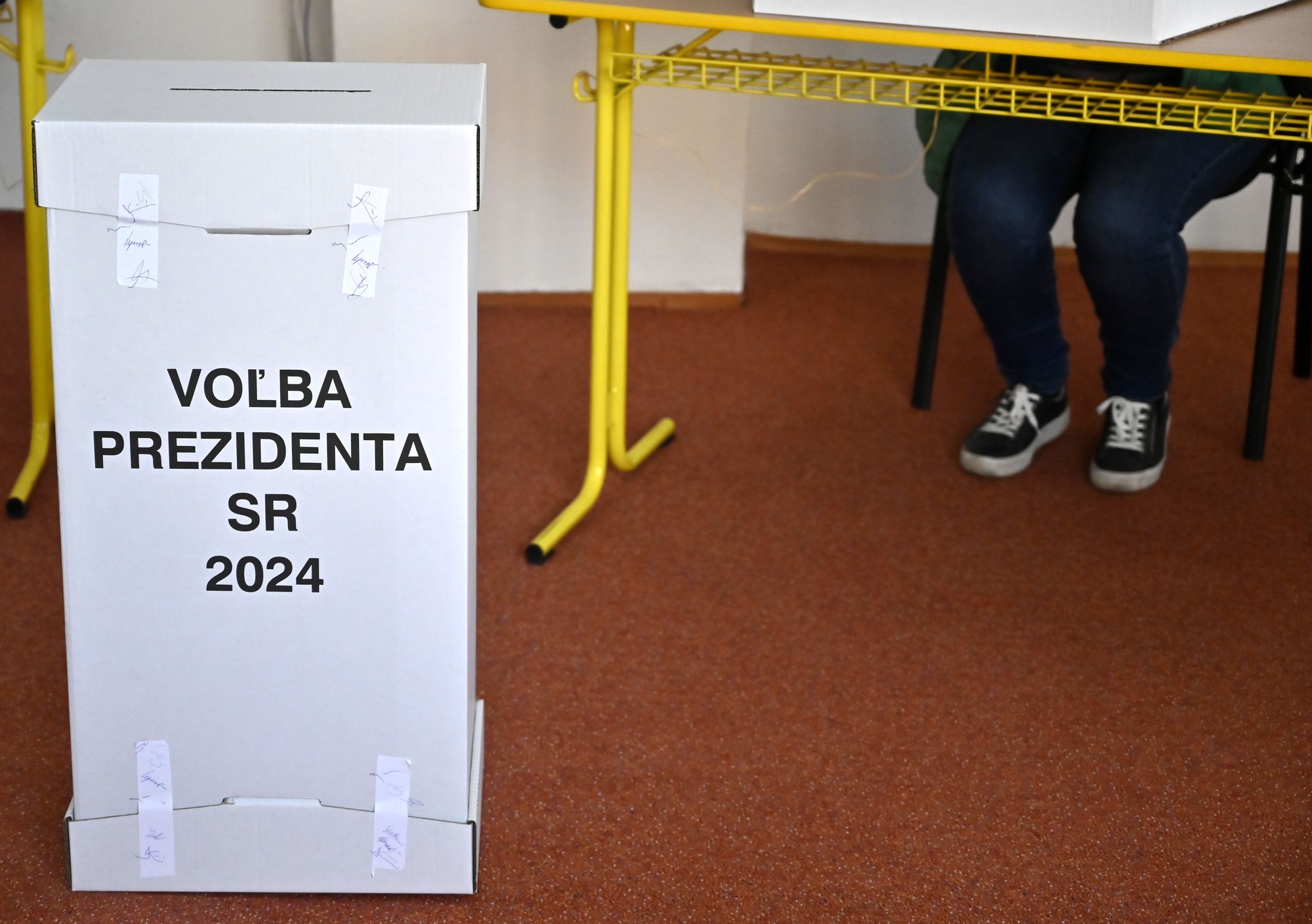 Prvé kolo prezidentských volieb v Trebišove.