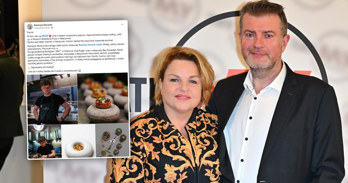 Katarzyna Bosacka zrobi to z mężem dla WOŚP. Są "pikantne" szczegóły