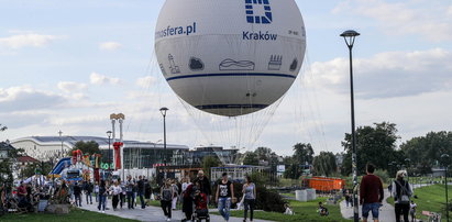 Balon zasłoni widok na Wawel i kościół na Skałce?