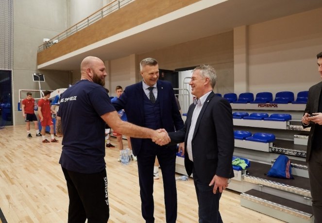 Dyrektor SG Flensburg-Handewitt gościł w Kielcach, fot. UM Kielce