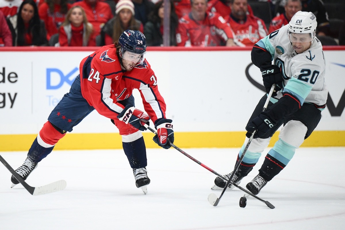 Zápas NHL: Washington Capitals - Seattle Kraken. 