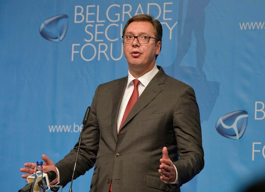Aleksandar Vučić danas na Beogradskom bezbednosnom forumu
