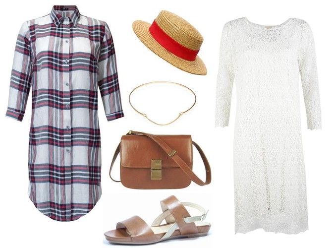 Sukienka – Midori Feminine Fashion/midori.pl, sukienka-  Bialcon/bialcon.pl, bransoletka - Bless Jewellery/blessjewellery.com, buty - Caprice/caprice.pl