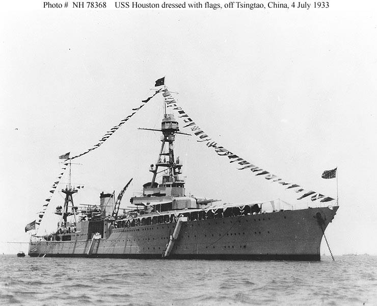 USS Houston - zaginiony flagowy okręt Floty Azjatyckiej