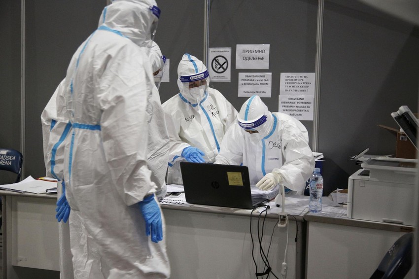 Lekari u beogradskoj "Štark areni"