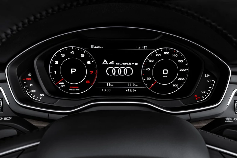 Virtual cocpit w Audi A4