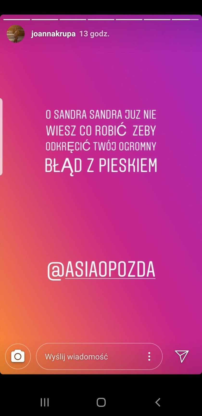 Sandra Kubicka z psem w "Tańcu z gwiazdami"