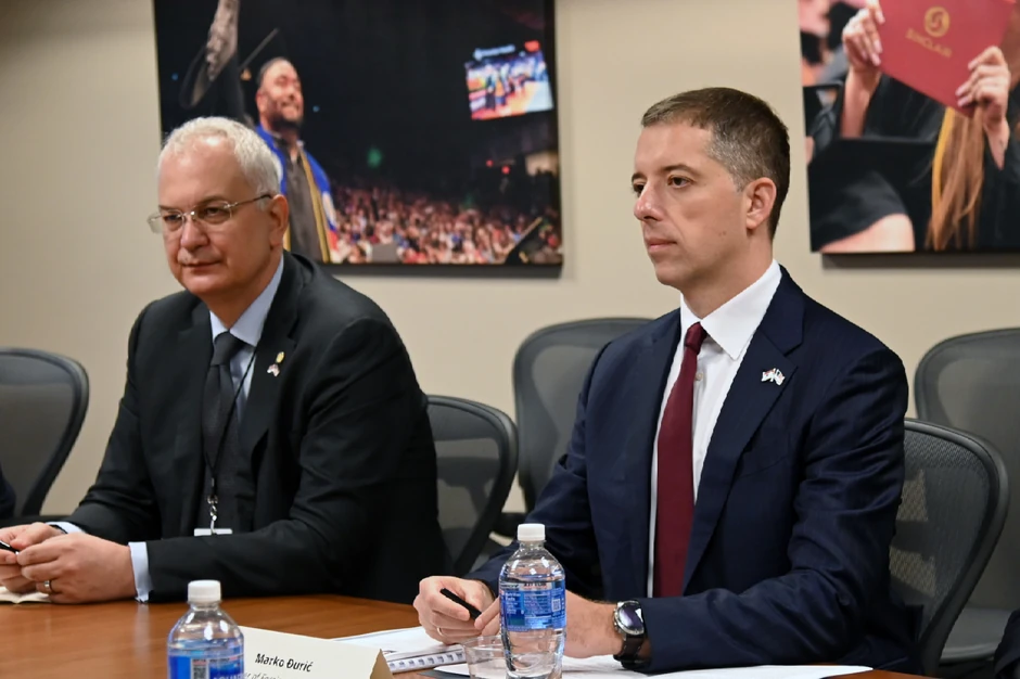 Marko Đurić sa Kristoferom Landauom