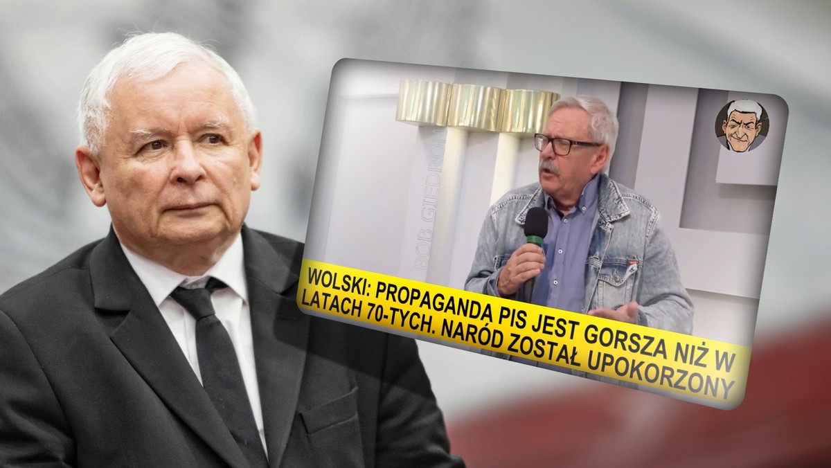 Jarosław Kaczyński i Marcin Wolski