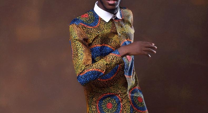 Akin Faminu does a cool, casual Ankara matching set 