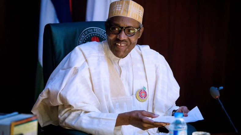 President Muhammadu Buhari at the State House (Bayo Omoboriowo) 