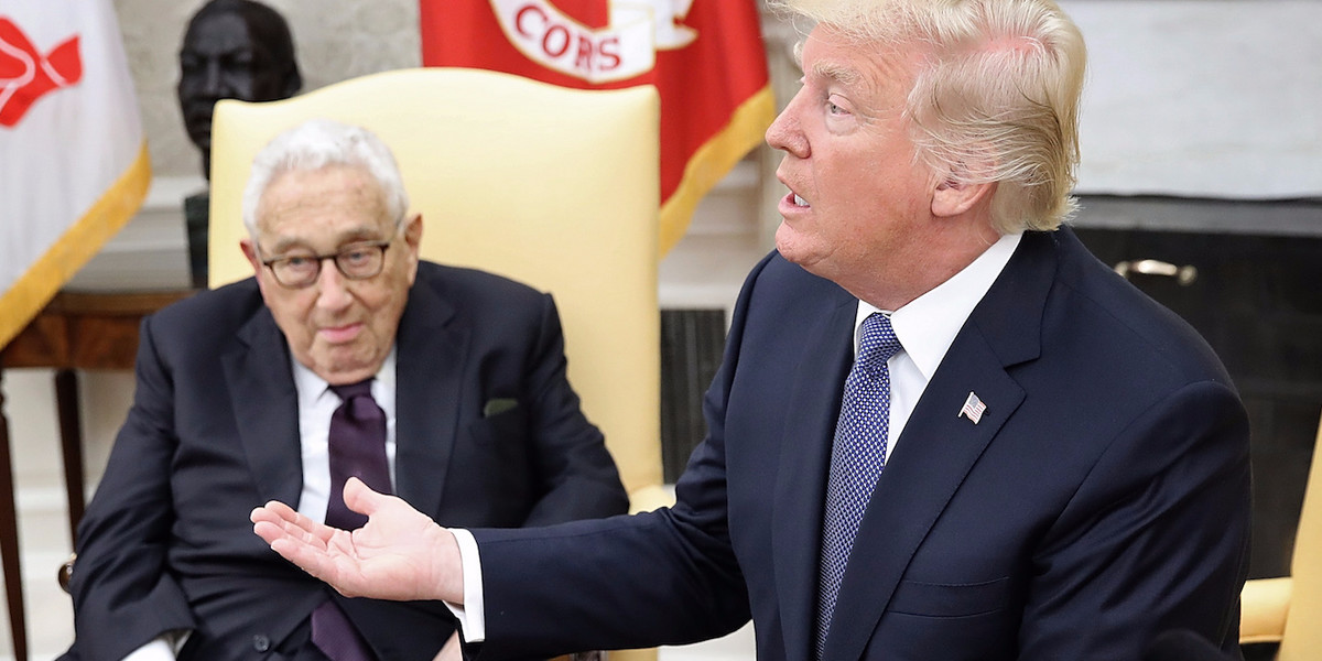 Trump uses Henry Kissinger as misleading example of why 'failing' Obamacare must be fixed