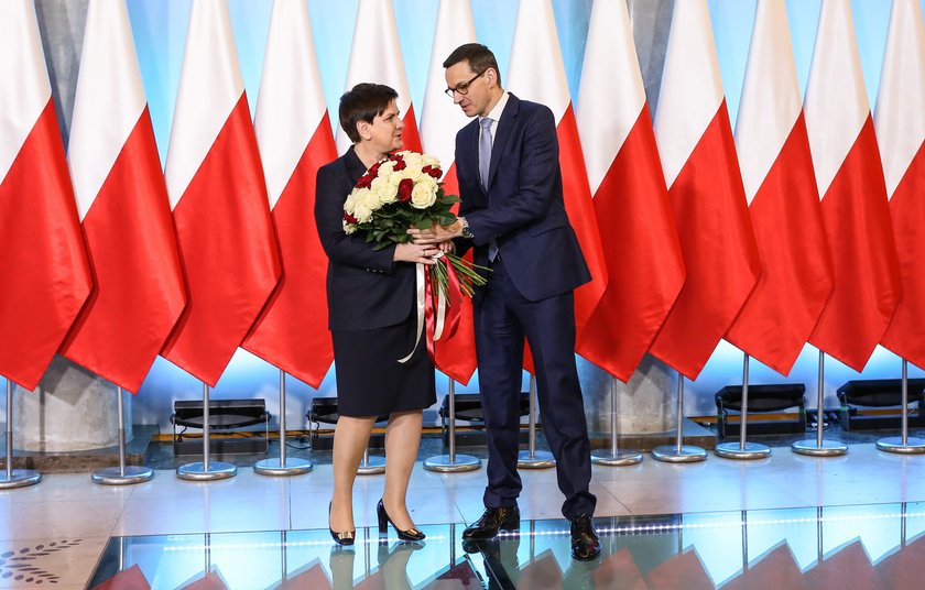 Beata Szydło i Mateusz Morawiecki