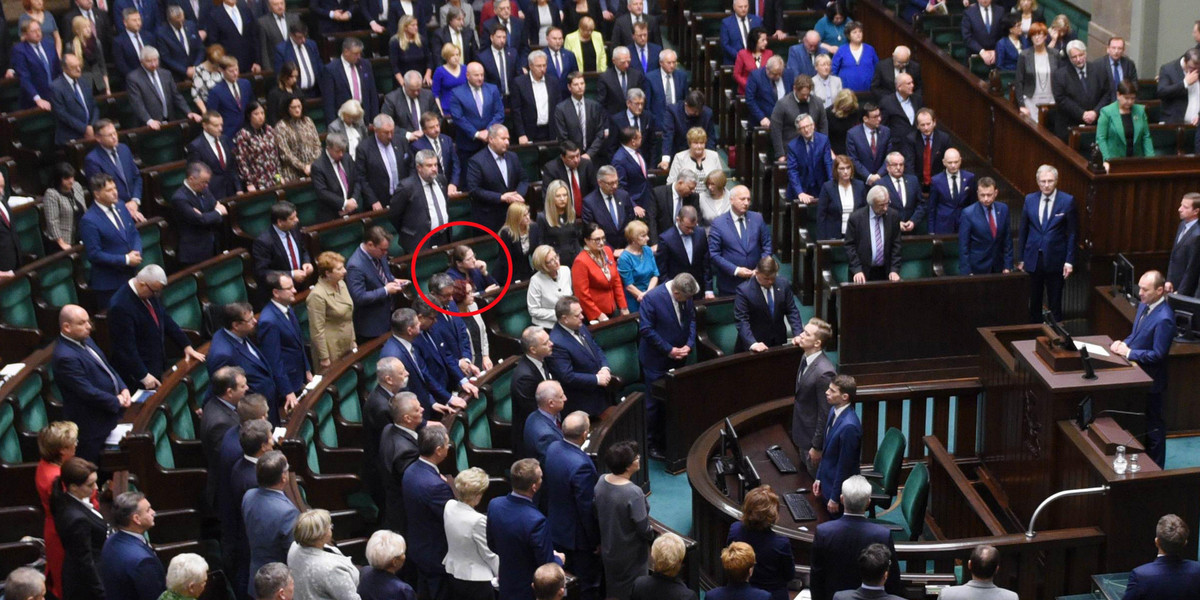Sejm uczcił pamięć Piotra S. Co zrobiła Krystyna Pawłowicz?