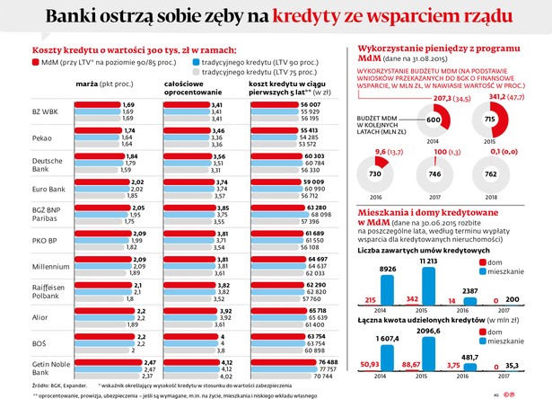 Banki ostrzą sobie zęby na kredyty ze wsparciem rządu