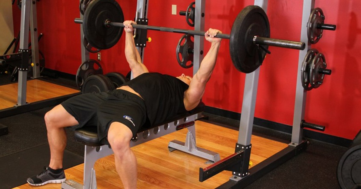 Barbell Bench Press упражнение