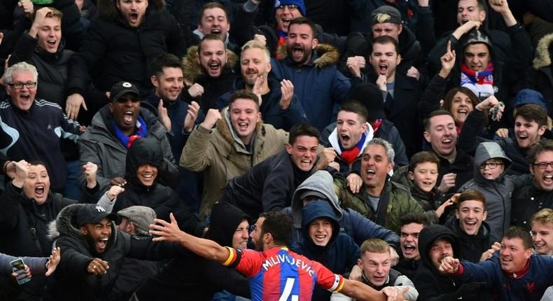 Luka Milivojevic scored two penalties for Palace in a dramatic 2-2 draw