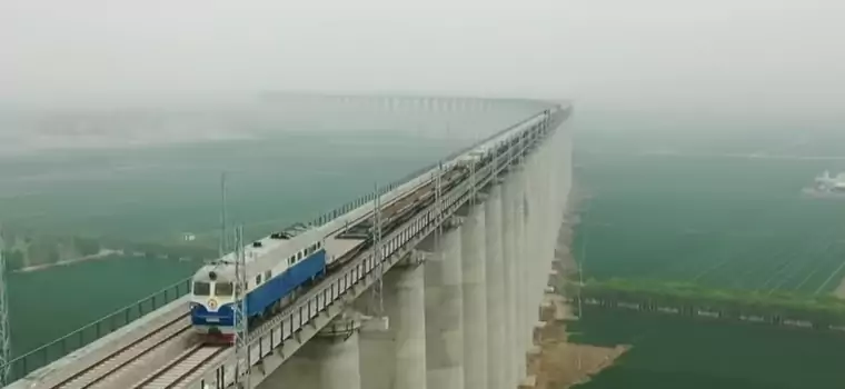 Najdłuższa towarowa linia kolejowa - nagranie z Chin robi furorę