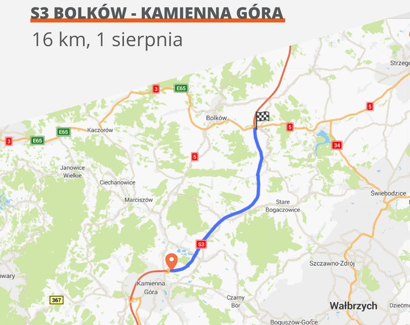 S3 Bolków – Kamienna Góra