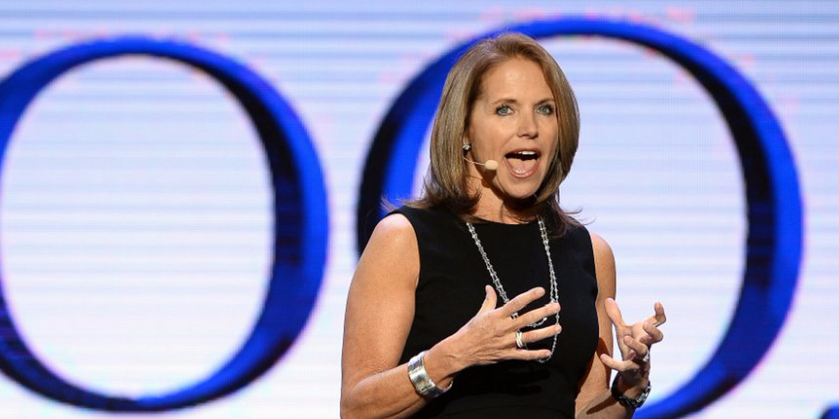 Katie Couric guaranteed 2.5 million views when she asked Hillary Clinton for a Yahoo interview