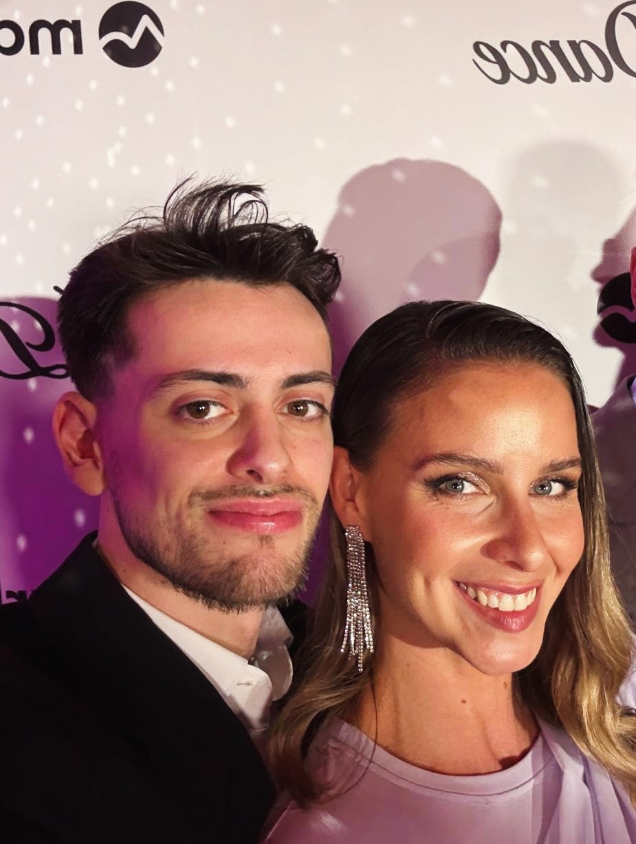 Tanečný pár Nela Pocisková a Filip Kucman. 