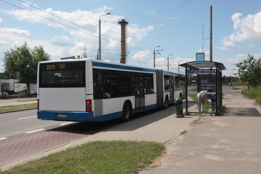 Iza odprowadziła koleżankę na przystanek przy ulicy Rdestowej w Gdyni