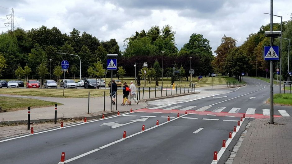 nowe rozwiązanie parkingowe przy Cytadeli fot. ZDM