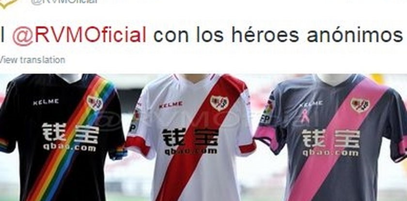 Klub z Primera Division z tęczą na koszulkach!