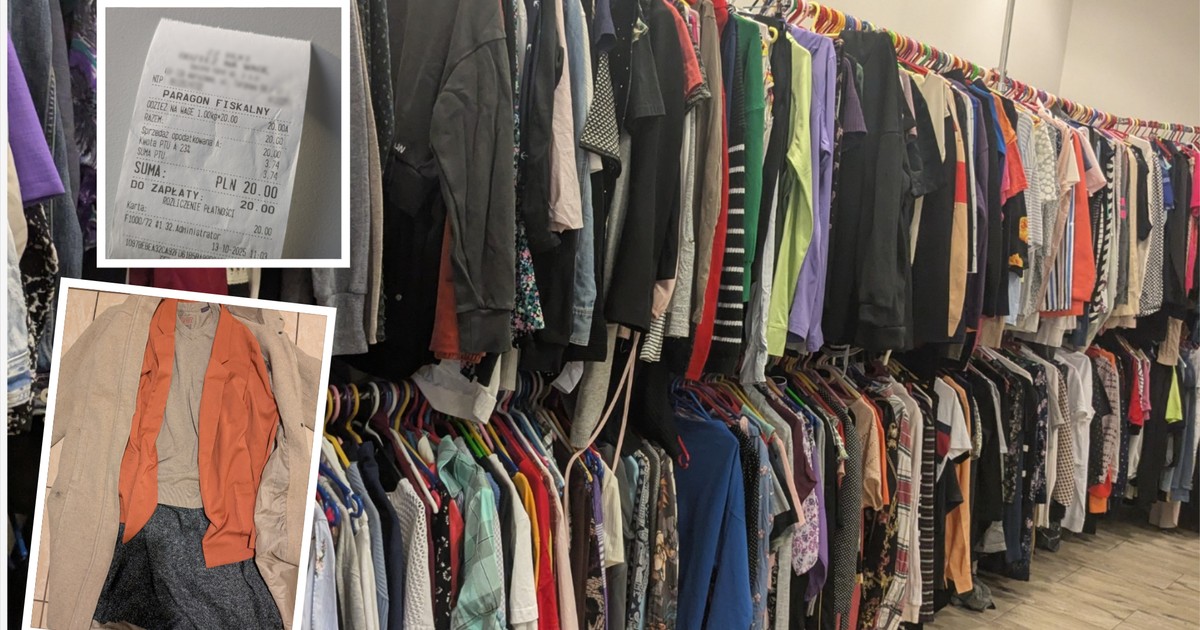 Klientka kipiała z emocji i pokazała paragon."W sieciówce 1 tys. zł, w ciucholandzie 20 zł"