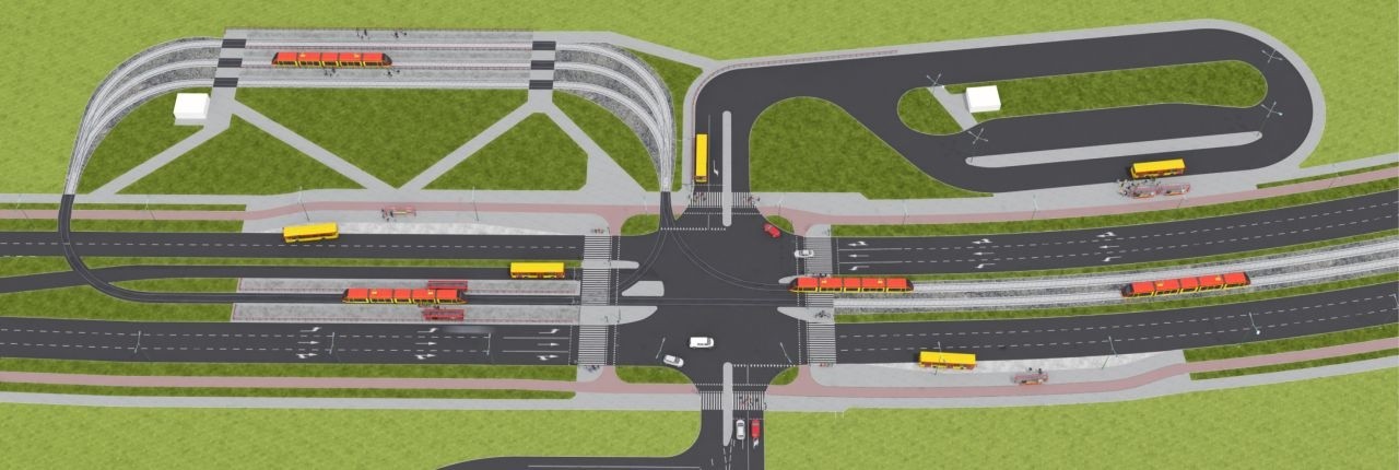 Pętla Winnica zostanie zbudowana w I etapie inwestycji nazwie Tramwaj na tarchomin, źródło: ZTM Warszawa