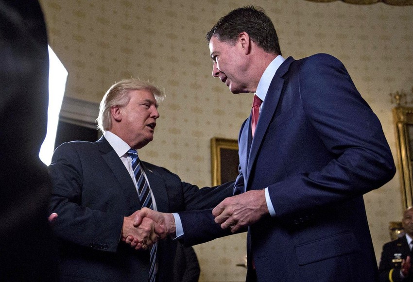 Donald Tramp i Džejms Komi u Beloj kući