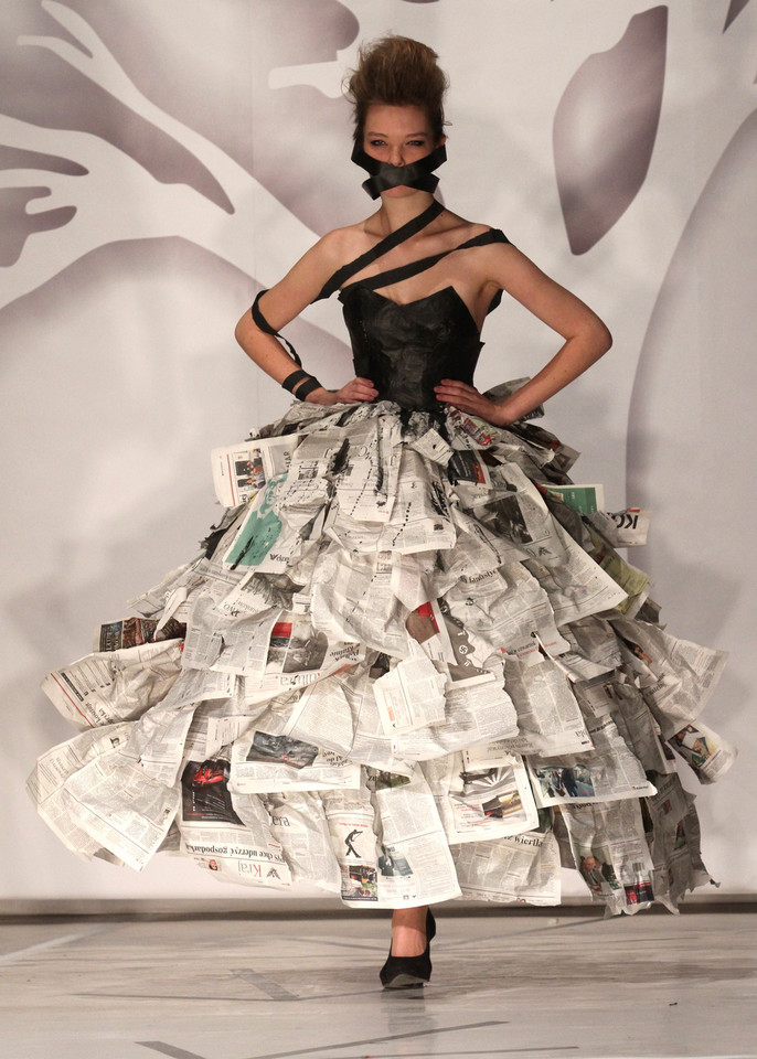 Moda papierowa na Ecofashion Weekend