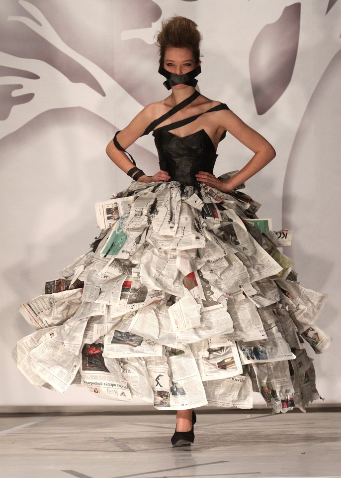 Moda papierowa na Ecofashion Weekend