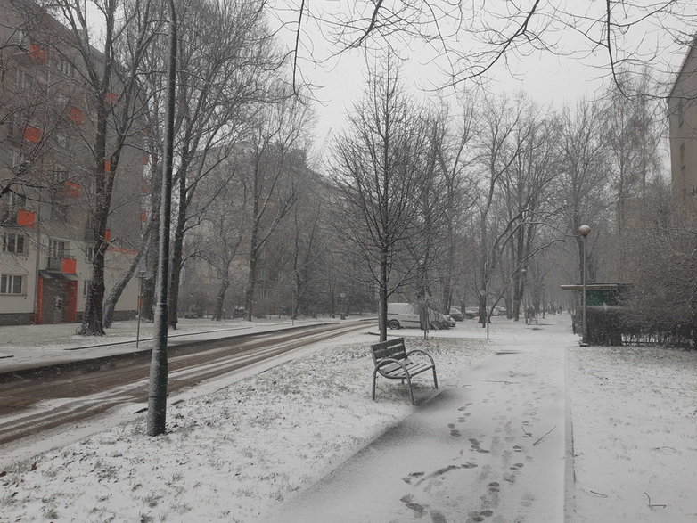 Kraków po burzy śnieżnej