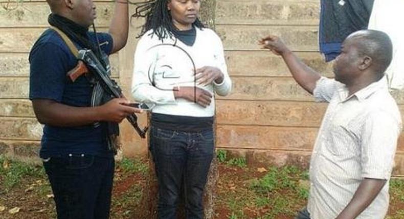 Female gang leader who terrorized village for a long time nabbed.