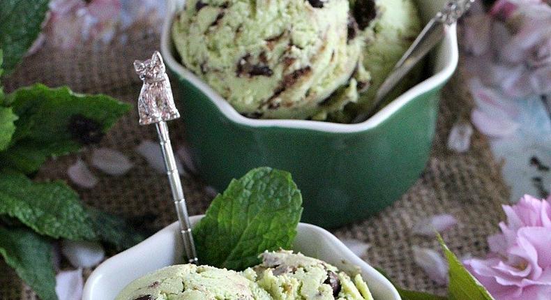 avocado chocolate chip ice cream