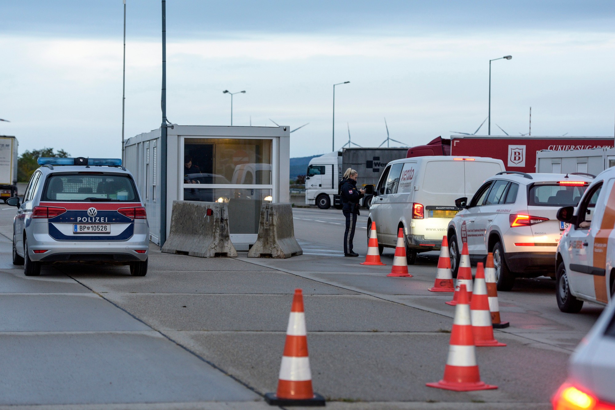 Dočasné policajné kontroly na rakúsko-slovenských hraniciach.