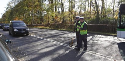 Potrąciła policjanta przed cmentarzem