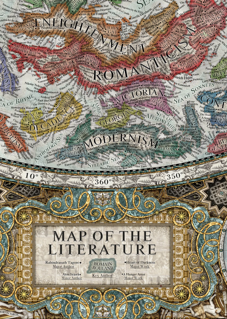 Martin Vargic - mapa literature