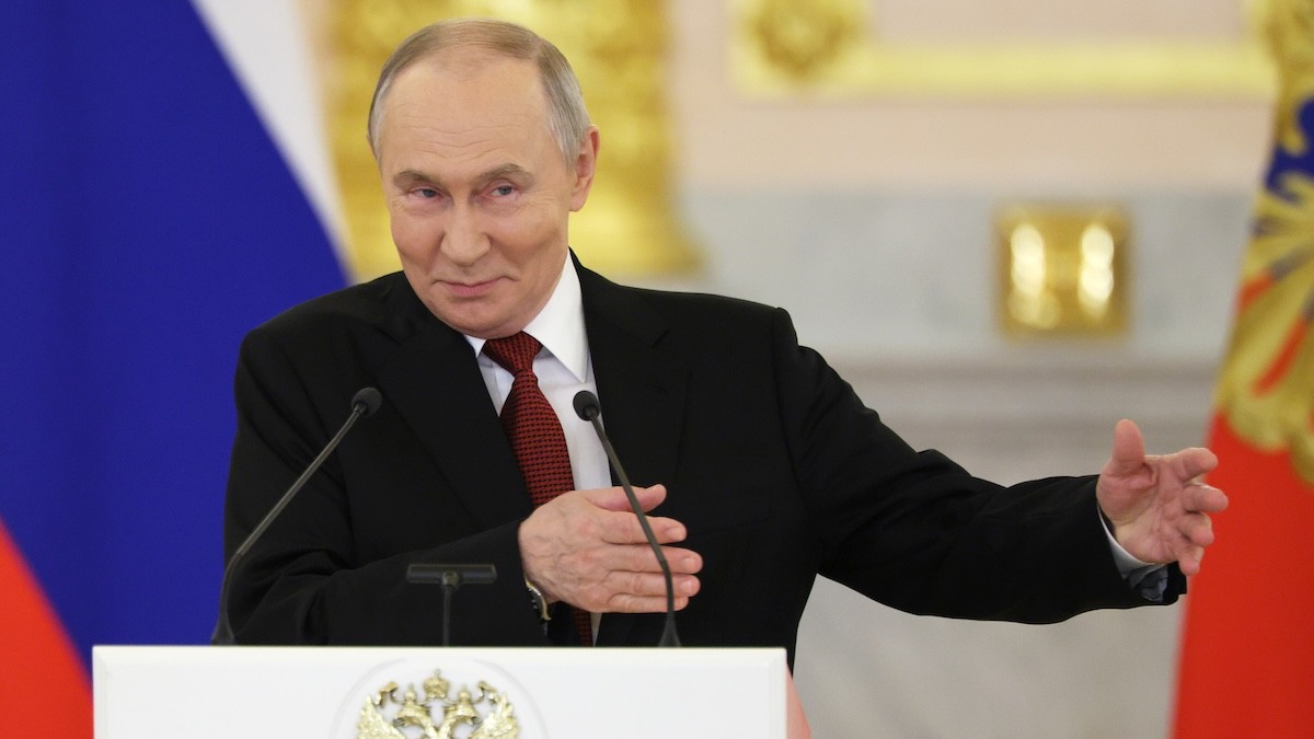 Ruský prezident Vladimir Putin. 