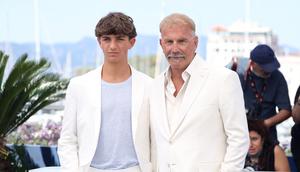 Kevin Costner and his son Hayes.Andreas Rentz/Getty