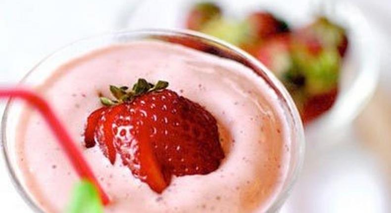 Strawberry milkshake