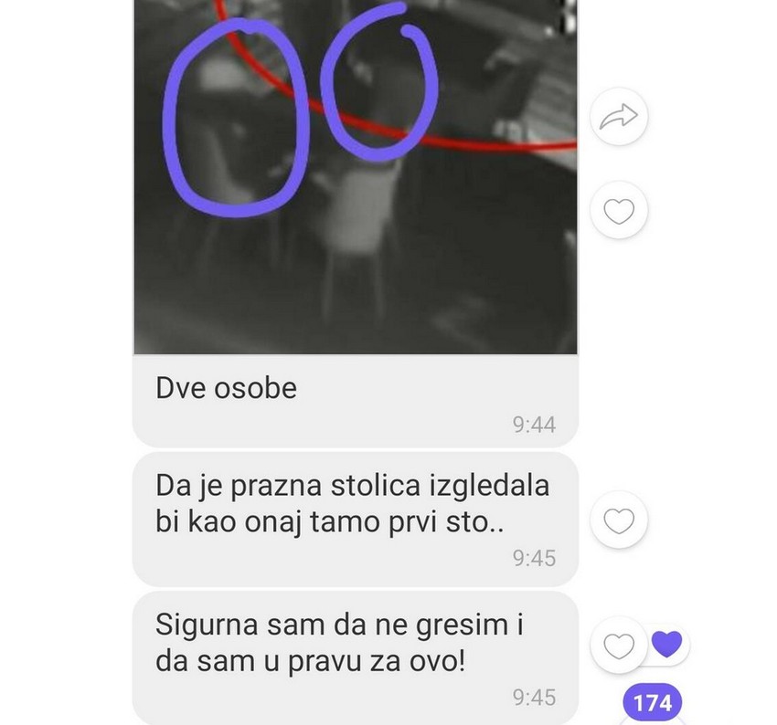 Viber poruke u grupi "Nestali Matej Periš"