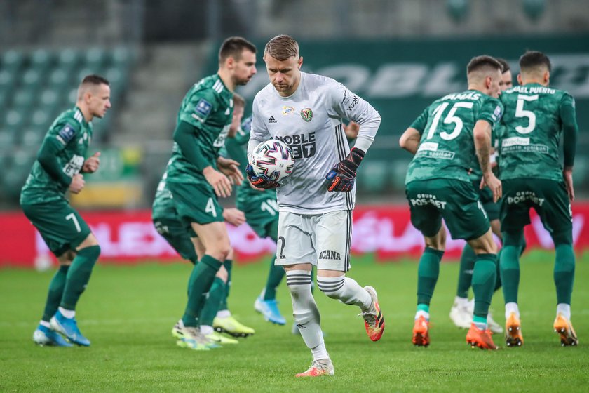 Pilka nozna. PKO Ekstraklasa. Slask Wroclaw - Rakow Czestochowa. 05.12.2020