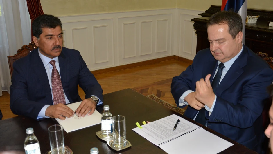 Ivica Dačić i Ahmed bin Hasan Hamadi