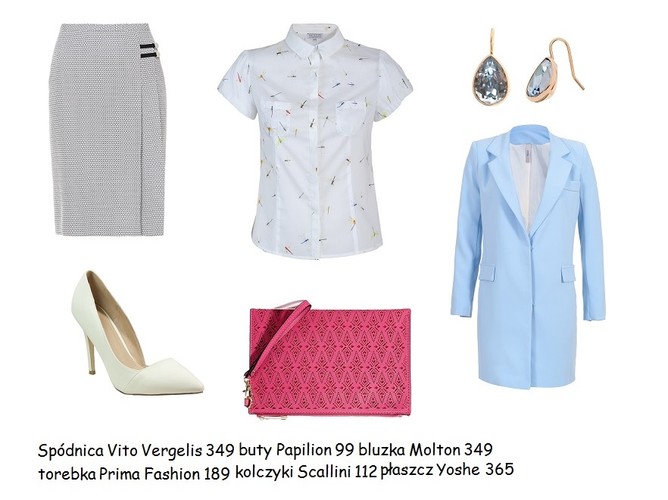 Pastelowe lato w pracy. STYLIZACJE