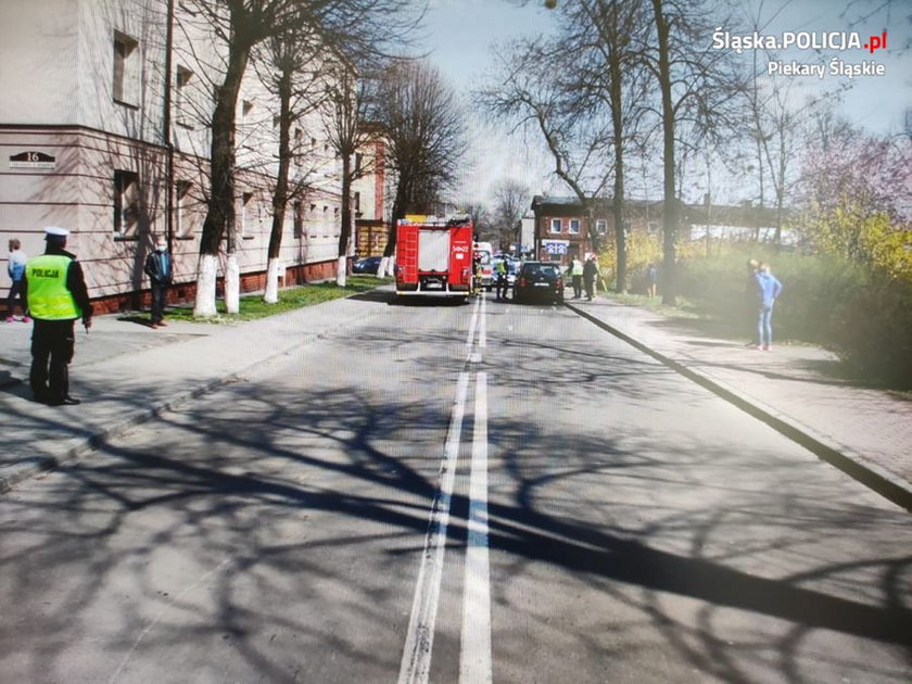 Horror w Piekarach Śląskich. 9-latek biegł pod auto
