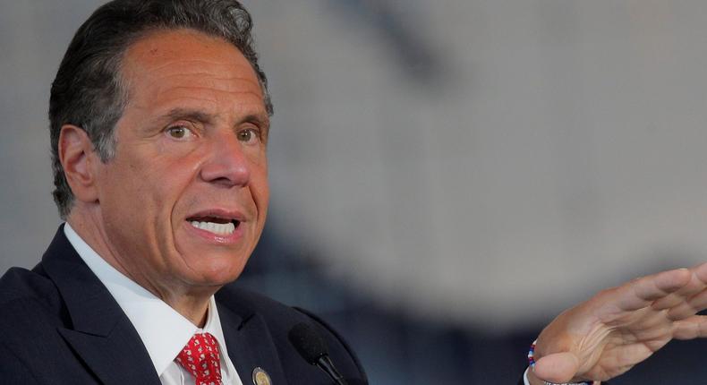 Gov. Andrew Cuomo of New York at a news conference on June 10.