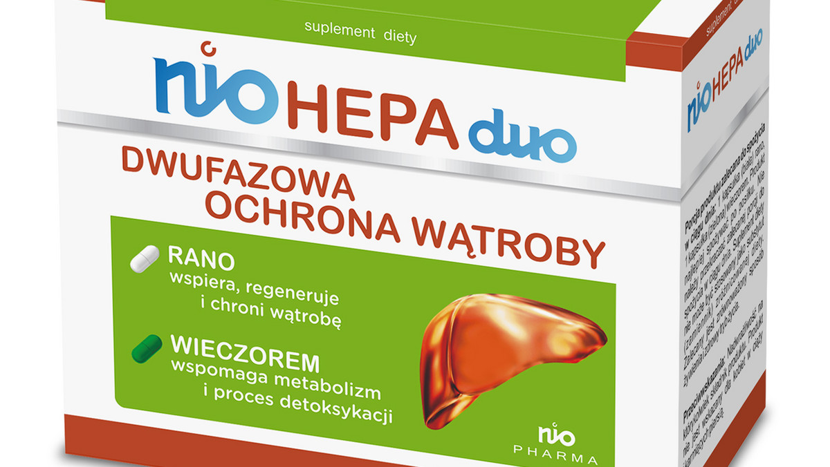 Ten, kto do tej pory nie miał problemów z wątrobą, zapewne nie docenia jej znaczenia i roli w prawidłowym funkcjonowaniu organizmu. Aby codziennie wspierać jej działanie, warto sięgać po właściwie dobraną suplementację. NIOHEPAduo to preparat przeznaczony dla tych, którzy troszczą się o zdrowie swojej wątroby.